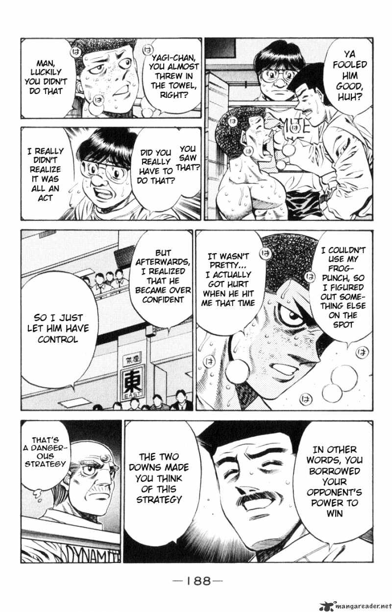 Hajime no Ippo: Fighting Spirit, Chapter 452 image 13